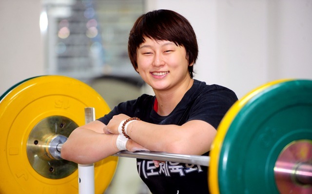 런던올림픽 역도 출전선수(경기도체육회 문유라)