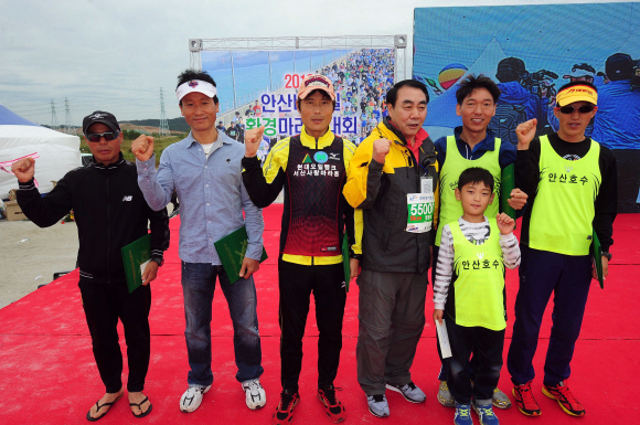 2012안산 바닷길 환경마라톤대회 수상자