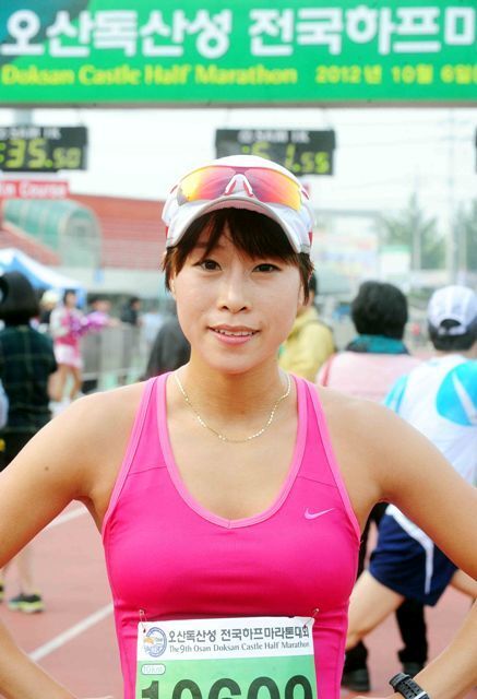 제9회 오산독산성전국하프마라톤대회  10km 여자 1위.  전형민기자 hmjeon@kyeonggi.com