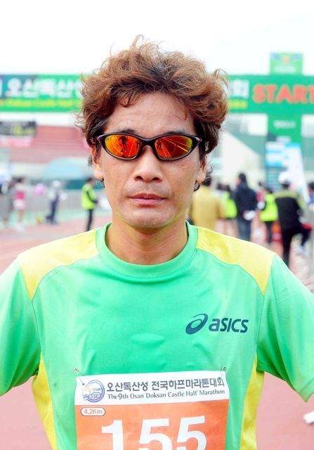 제9회 오산독산성전국하프마라톤대회  5km 남자 1위. 전형민기자 hmjeon@kyeonggi.com