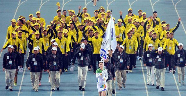 11일 대구시 수성구 대구스다디움에서 열린  제93회 전국체육대회 개회식에서 인천시선수단이 입장하고 있다. 전형민기자 hmjeon@kyeonggi.com