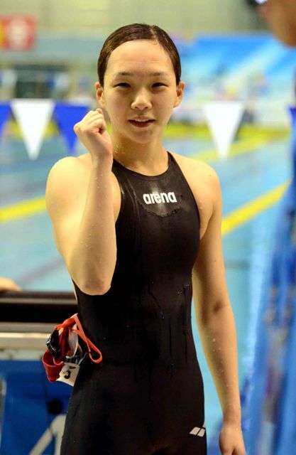 제93회 전국체육대회 수영 여자고등부 개인혼영400m 결승  1위 경기(경기체고) 김서영 선수. 전형민기자 hmjeon@kyeonggi.com