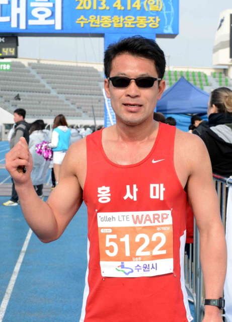 제11회 경기마라톤대회  5km 남자 1위.특별취재반