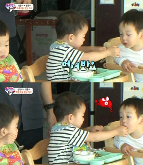 ▲ 사진= 슈퍼맨이 돌아왔다 송일국 삼둥이 이휘재 쌍둥이, KBS 2TV '슈퍼맨이 돌아왔다' 캡처