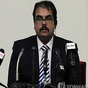 ▲ 사진=평양서 미국 비난 기자회견, 연합뉴스 출처