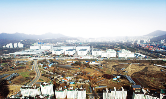 ▲ 군포첨단산업단지 부지