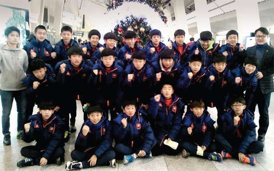 ▲ U-15 선수들