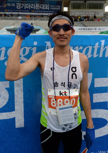 5km 우승자. 추상철기자