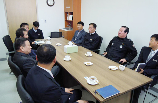 ▲ 양평소방서가 23일 양평군 양평읍 도곡리 국립교통재활병원 회의실에서 현장안전컨설팅을 진행했다.