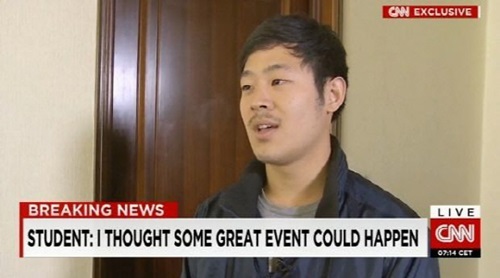 ▲ 사진=한인 대학생 CNN과 인터뷰, CNN방송화면 캡처