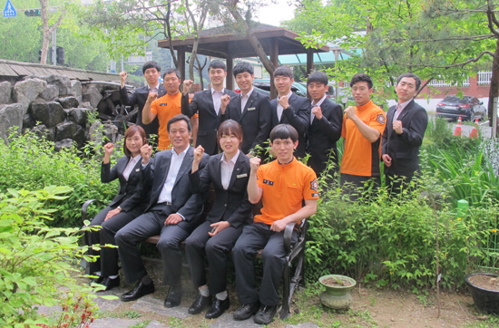 ▲ 군포소방서(서장 조창래)는 12일 2층 소회의실에서 신임 소방관 11명을 대상으로 간담회를 실시했다
