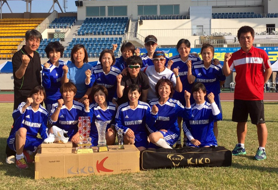 ▲ 광명시여성축구단이 지난 25일 막을 내린 ‘제5회 대통령기 전국 축구 한마당’ 대회에서 준우승을 차지했다.