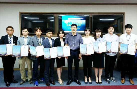 ▲ 고양도시관리공사(직무대행 박상인 상임이사)는 공사의 미래 변화를 주도할 ’청년이사회(Junior Board)’ 제3기가 발족식을 갖고 활동에 들어갔다고 21일 밝혔다.