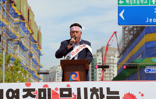 ▲ 고덕~서안성간 송전철탑 설치 반대 집회