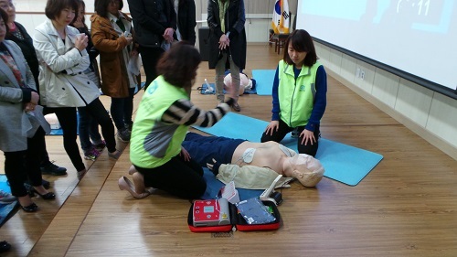 ▲ 심폐소생술 교육1