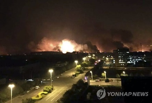 ▲ 사진=중국 톈진항서 폭발사고, 연합뉴스