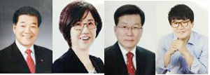 ▲ 왼쪽부터)부평5선거구 최만용, 서구2선거문현주 , 남구다선거구 배세식, 부평나선거구 이익성