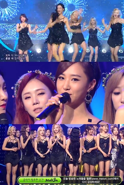 ▲ 사진=인기가요 소녀시대, 방송 캡처