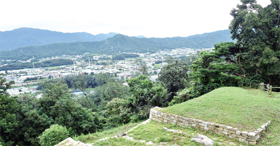 ▲ 이성산성에서 바라본 춘궁동(궁안마을).