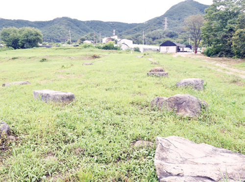 ▲ 교산동 건물지.