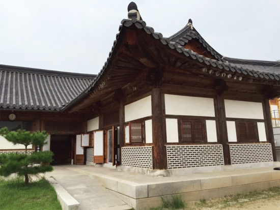 ▲ 템플스테이 강당.
