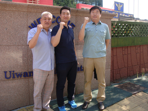 ▲ 의왕경찰서 형사2팀(최남현 팀장(경위), 김은찬 경장, 정기화 경사(왼쪽부터))