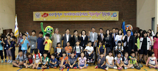 ▲ 2015한신더불어축제 개회식이 한울관에서 열렸다