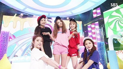 ▲ 사진=인기가요 레드벨벳, 방송 캡처
