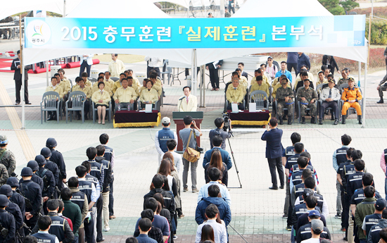 ▲ 2015 충무훈련 실제훈련1