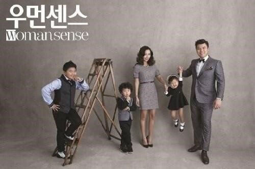 ▲ 추신수 하원미 부부 가족사진