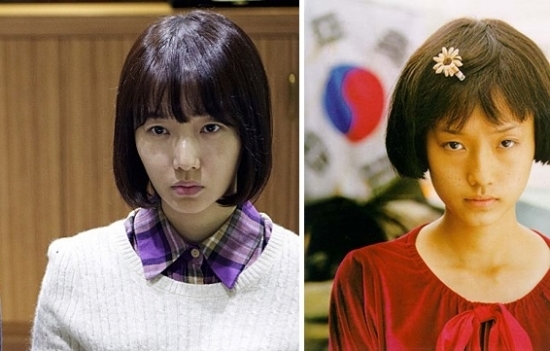 ▲ 영화 성실한 나라의 엘리스에서 주연을 맡은 배우 이정현이 청룡영화제 여우주연상을 수상했다. 과거 1996년 영화 꽃잎(오른쪽)에서의 모습과 달라지지 않은 최근 모습(왼쪽)도 화제다.