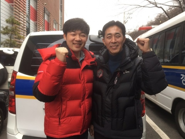 ▲ 의왕경찰서 사고조사계 뺑소니팀 우경구 팀장(오른쪽)과 임길영 경장