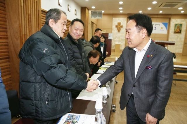 ▲ 자활근로자와 진심토크(15. 12. 18. 금)
