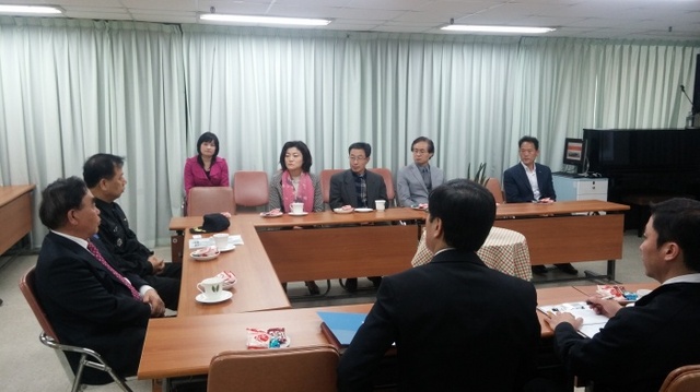 ▲ 대형화재취약대상 관서장 방문 간담회