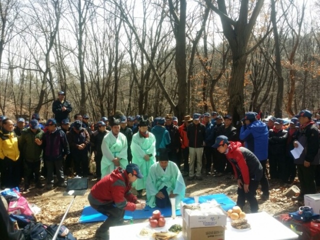 ▲ 재경 제주서울도민산악회 시산제