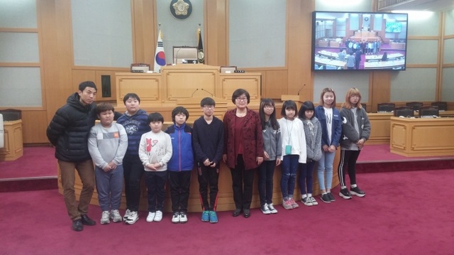 ▲ 마지초등학교 어린이의회