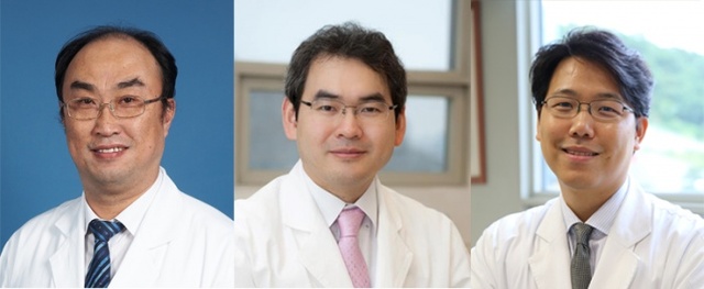 ▲ 분당서울대병원 외과 김형호, 박도중, 안상훈 교수(사진 왼쪽부터)