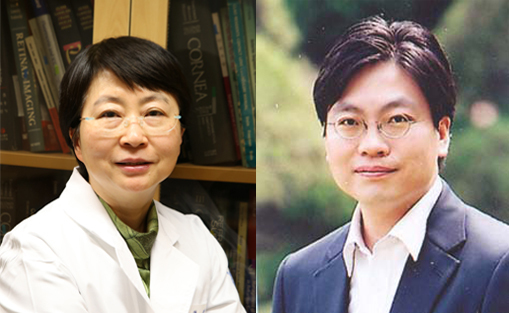 ▲ 분당서울대병원 안과 황정민 교수(사진 왼쪽), 의료법무담당 이경권 교수