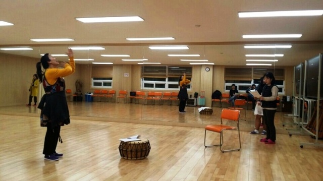 ▲ 어부바 공연연습