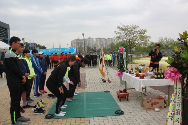 ▲ 2016년 경기도조정협회 시조식