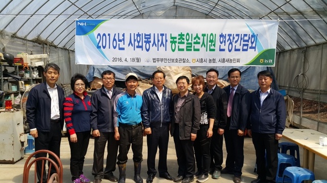 ▲ 시흥, 사회봉사 대상자 농촌일손돕기