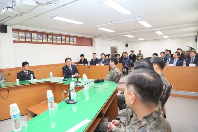▲ 남양주시의회 군부대 간담회