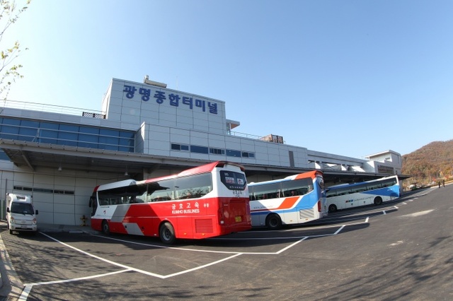 ▲ 광명종합터미널 증평행 신규 노선 개통