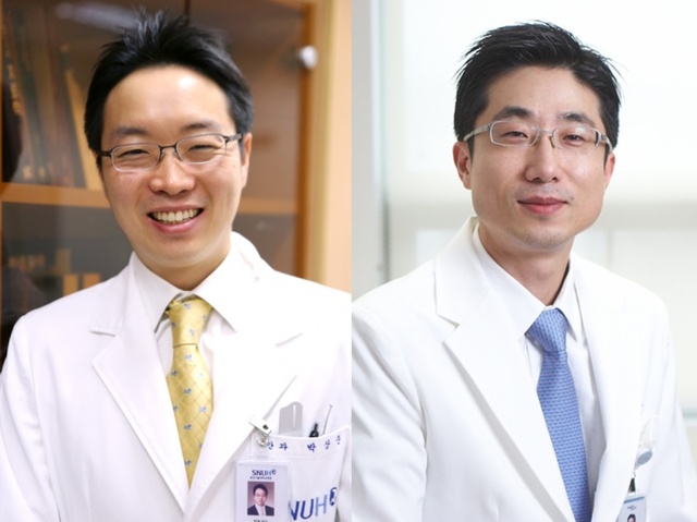 ▲ 분당서울대학교병원 안과 박상준(좌) 우세준(우) 교수팀