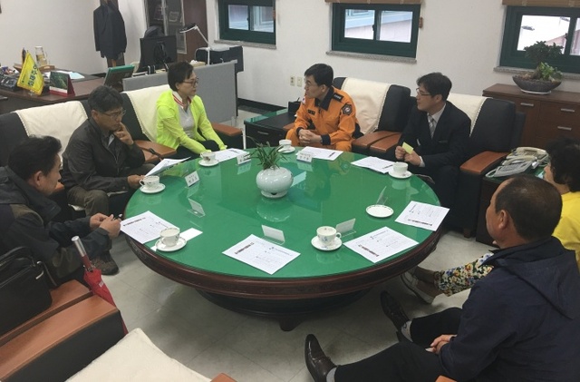 ▲ 의왕소방서 간담회