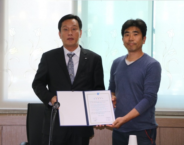 ▲ 군포 소방서 청렴서약
