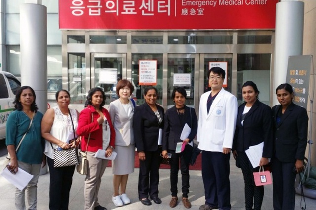 ▲ 일산백병원 응급의료 연수 진행