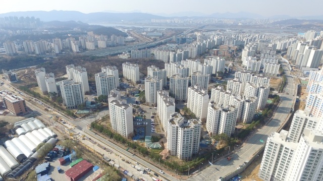 ▲ 하남시 미사강변도시 전경