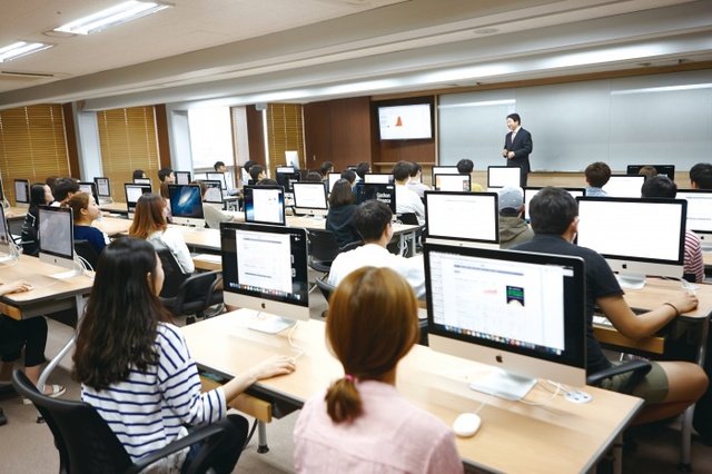 ▲ 가천대학교 수학기반 맞춤형 금융미드필더 양성사업단의 수업장면