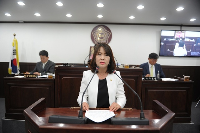▲ 정계숙 시의원 5분자유발언 1